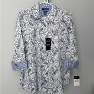 CHAPS (RL) Bandana Print Shirt